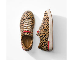 Hush Puppies Sabine Sneaker Leopard Calf Hair | Women Sneakers