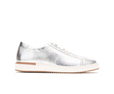 Hush Puppies Sabine Sneaker Silver Metallic Leather | Women Sneakers