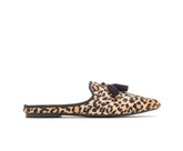 Hush Puppies Sadie Tassel Mule Leopard Calf Hair | Women Flats & Slip-Ons