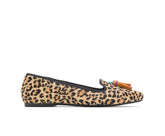 Hush Puppies Sadie Tassel Slip-On Leopard Calf Hair | Women Flats & Slip-Ons
