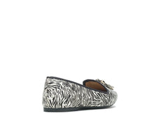 Hush Puppies Sadie Tassel Slip-On Zebra Calf Hair | Women Flats & Slip-Ons