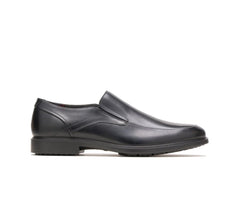 Hush Puppies Turner Mt Slip-On Black Wp Leather | Men Slip-Ons