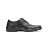 Hush Puppies Venture Black Leather | Men Oxfords