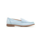 Hush Puppies Wren Loafer Blue Dusk Suede | Women Flats & Slip-Ons