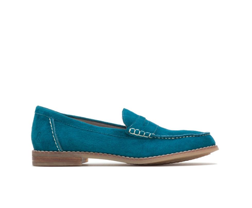 Hush Puppies Wren Loafer Corsair Suede | Women Flats & Slip-Ons