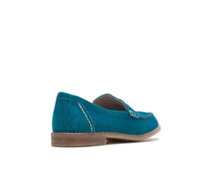 Hush Puppies Wren Loafer Corsair Suede | Women Flats & Slip-Ons
