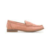 Hush Puppies Wren Loafer Salmon Suede | Women Flats & Slip-Ons