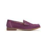 Hush Puppies Wren Loafer Violet Suede | Women Flats & Slip-Ons
