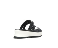 Hush Puppies Andi Slide Black Leather | Women Sandals
