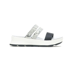 Hush Puppies Andi Slide Snake Leatherblack | Women Sandals