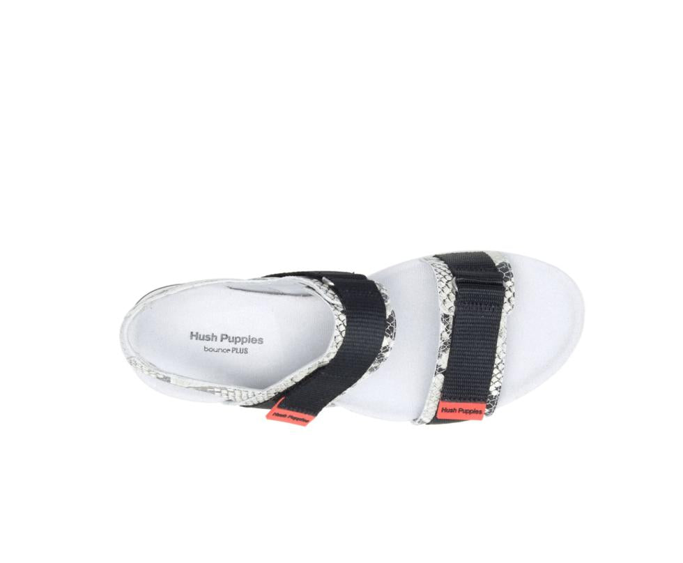 Hush Puppies Andi Slingback Sandal Snake Leatherblack | Women Sandals