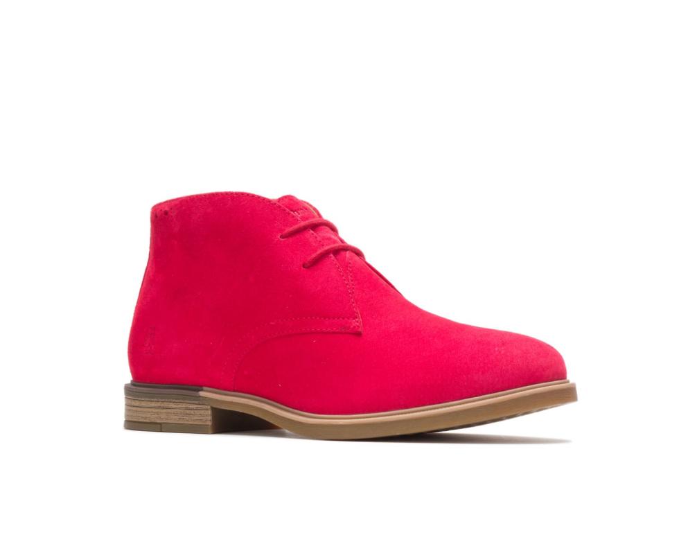 Hush Puppies Bailey Chukka Boot Fire Red Suede | Women Boots