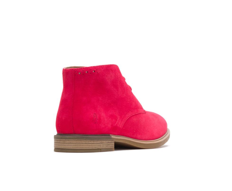 Hush Puppies Bailey Chukka Boot Fire Red Suede | Women Boots