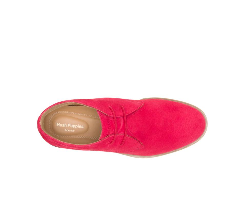 Hush Puppies Bailey Chukka Boot Fire Red Suede | Women Boots