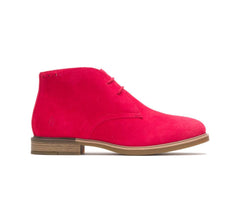 Hush Puppies Bailey Chukka Boot Fire Red Suede | Women Boots