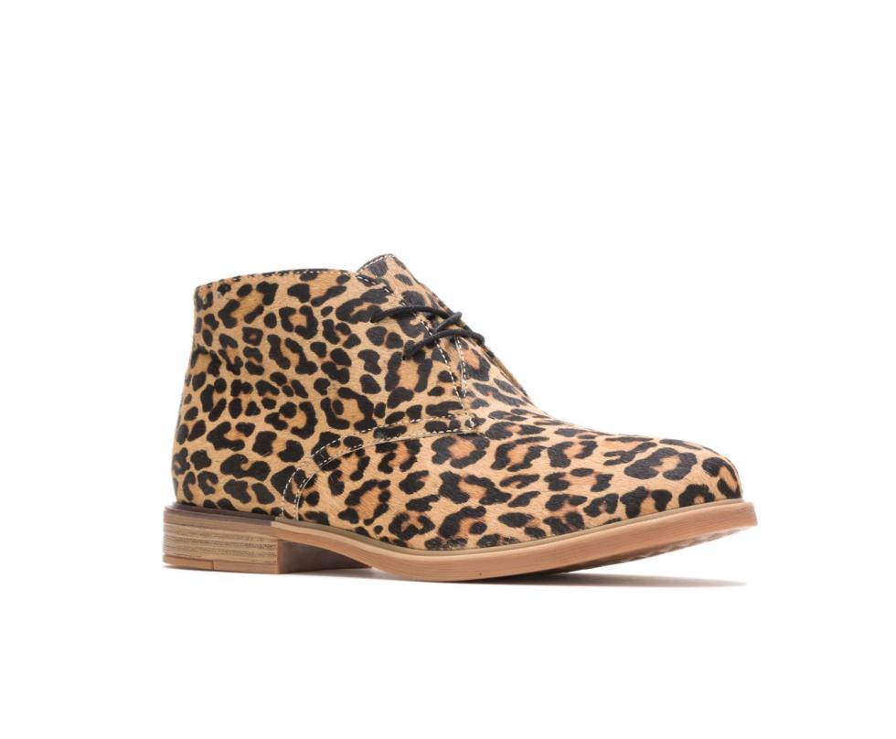 Hush Puppies Bailey Chukka Boot Leopard Calf Hair | Women Boots