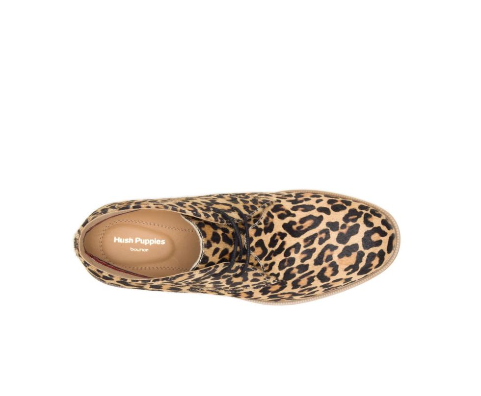 Hush Puppies Bailey Chukka Boot Leopard Calf Hair | Women Boots