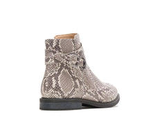 Hush Puppies Bailey Strap Boot Natural Snake Leather | Women Boots