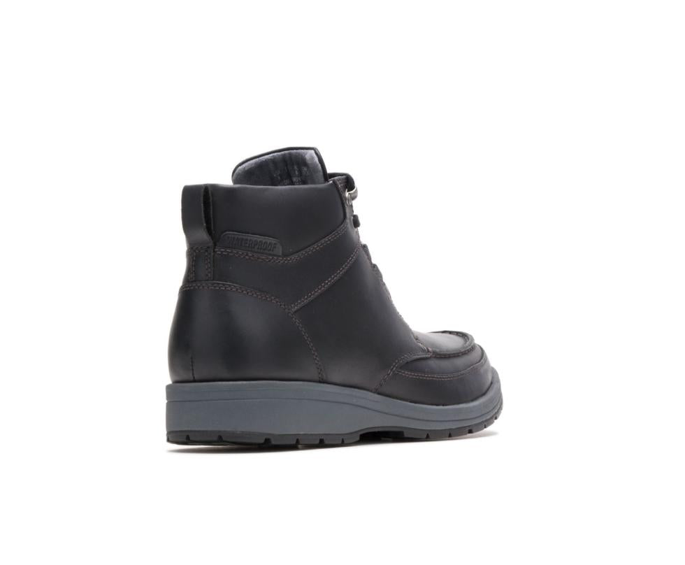 Hush Puppies Beauceron Tall Ice+ Black Waterproof Leather | Men Boots