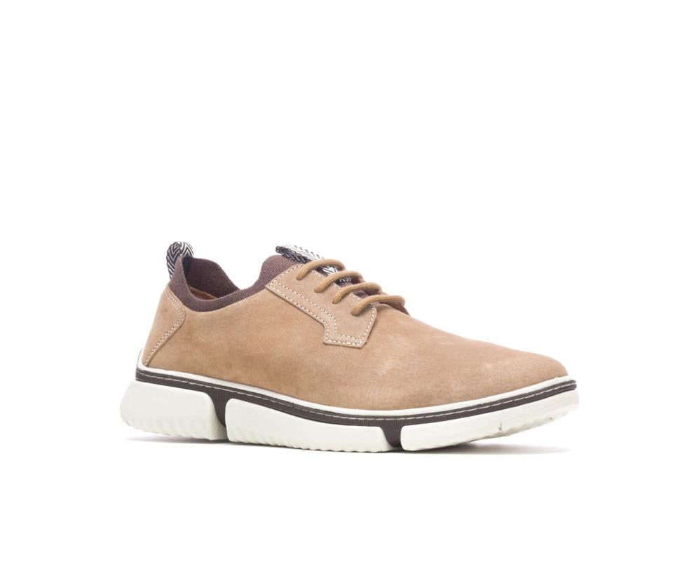Hush Puppies Bennet Plain Toe Oxford Chestnut Suede | Men Sneakers