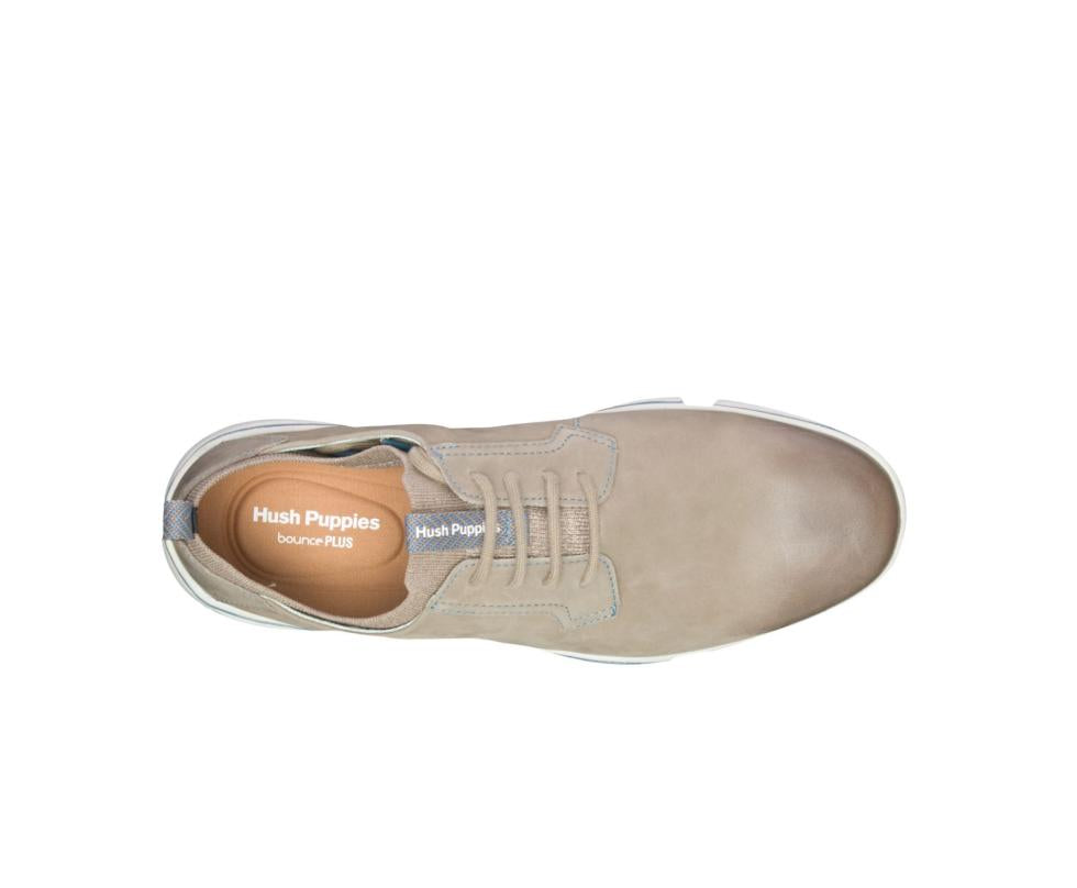 Hush Puppies Bennet Plain Toe Oxford Fossil Nubuck | Men Sneakers