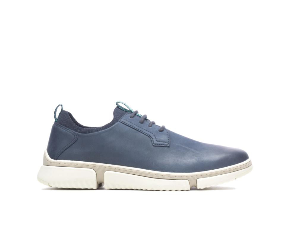 Hush Puppies Bennet Plain Toe Oxford Navy Nubuck | Men Sneakers