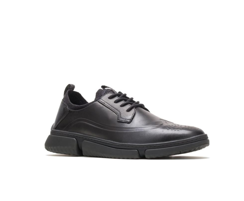 Hush Puppies Bennet Wingtip Oxford Black Leather | Men Sneakers