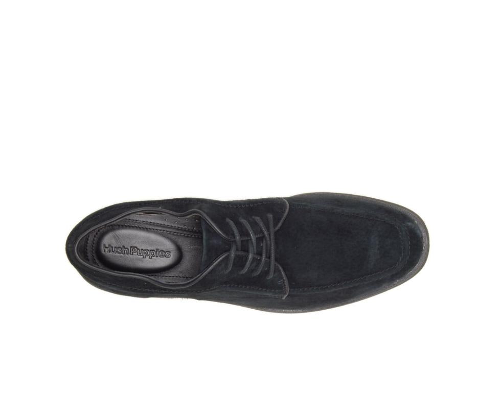 Hush Puppies Bracco Mt Oxford Black Suede | Men Oxfords