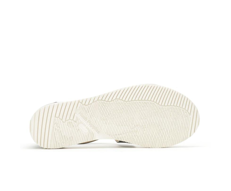 Hush Puppies Briard X Back Zip Black Leather | Women Sandals