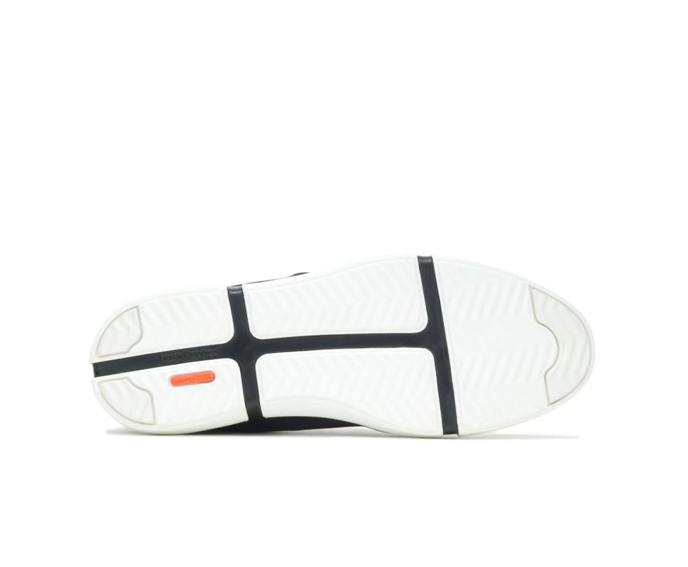 Hush Puppies Briggs Plain Toe Oxford Black Textile | Men Sneakers