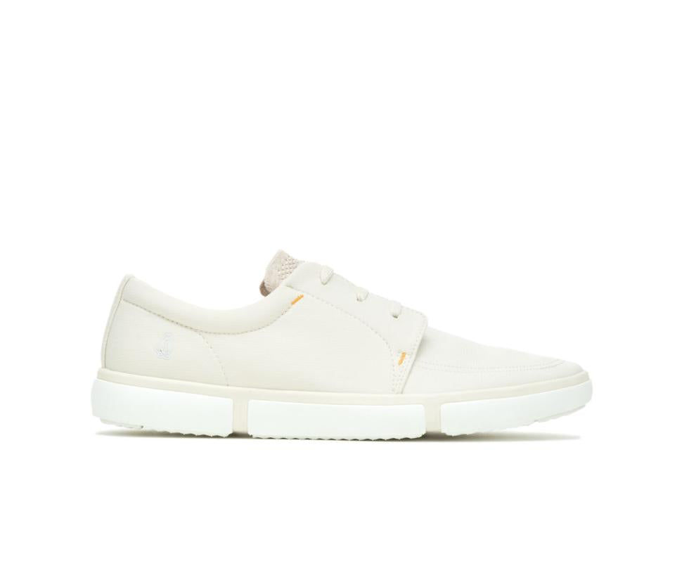 Hush Puppies Briggs Plain Toe Oxford Light Stone Textile | Men Sneakers