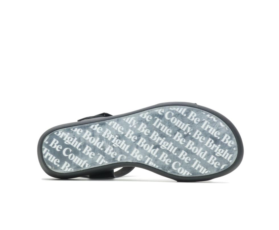 Hush Puppies Brite Jells Quarter Strap Sandal Black | Women Sandals