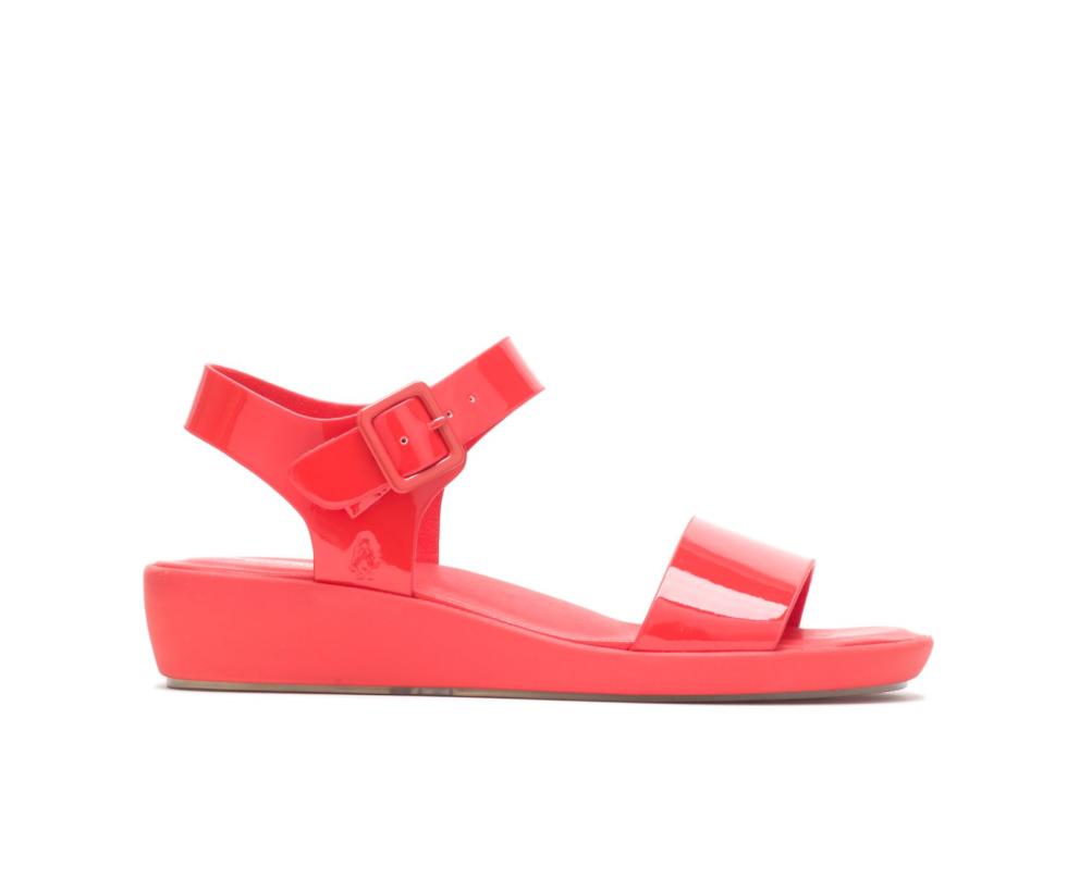 Hush Puppies Brite Jells Quarter Strap Sandal Fiesta Red | Women Sandals