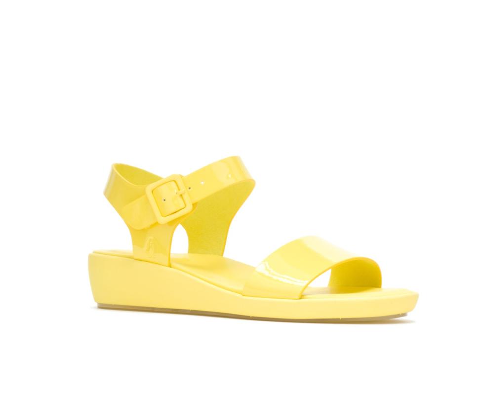 Hush Puppies Brite Jells Quarter Strap Sandal Sun Yellow | Women Sandals