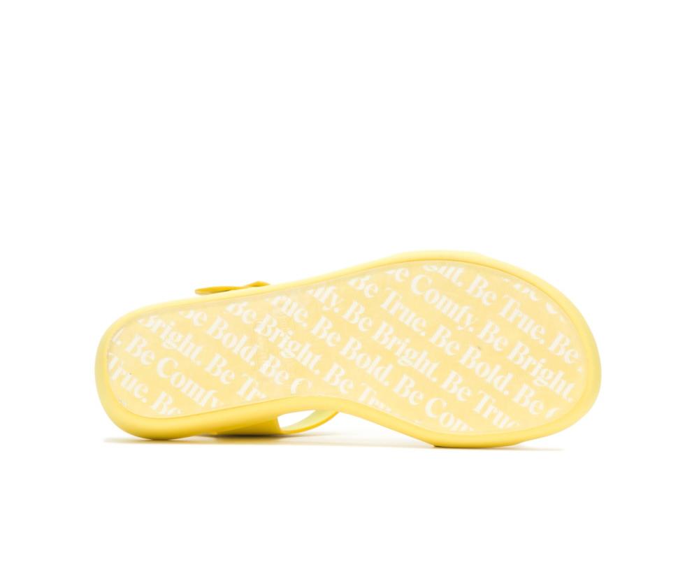 Hush Puppies Brite Jells Quarter Strap Sandal Sun Yellow | Women Sandals