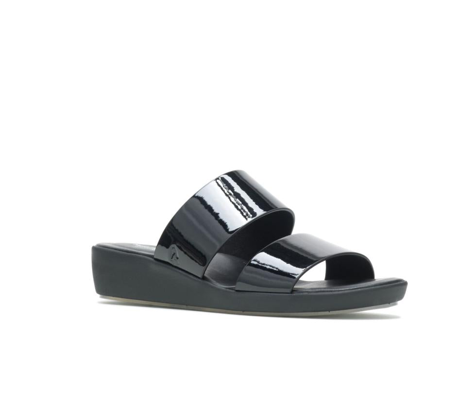 Hush Puppies Brite Jells Slide Black | Women Sandals
