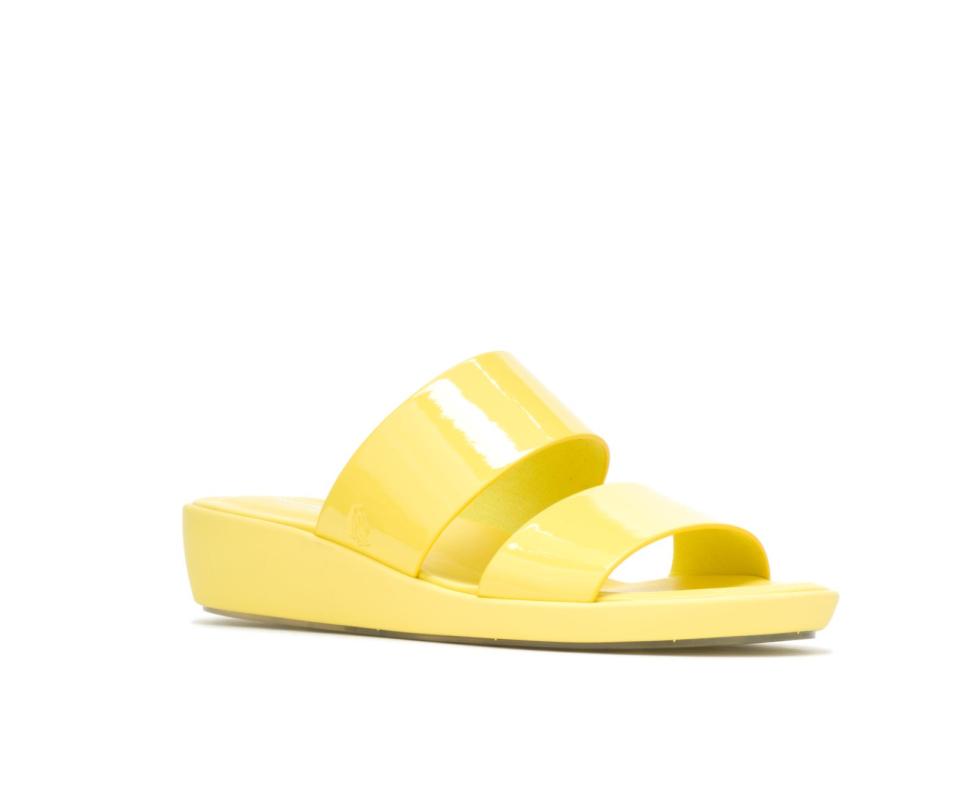 Hush Puppies Brite Jells Slide Sun Yellow | Women Sandals