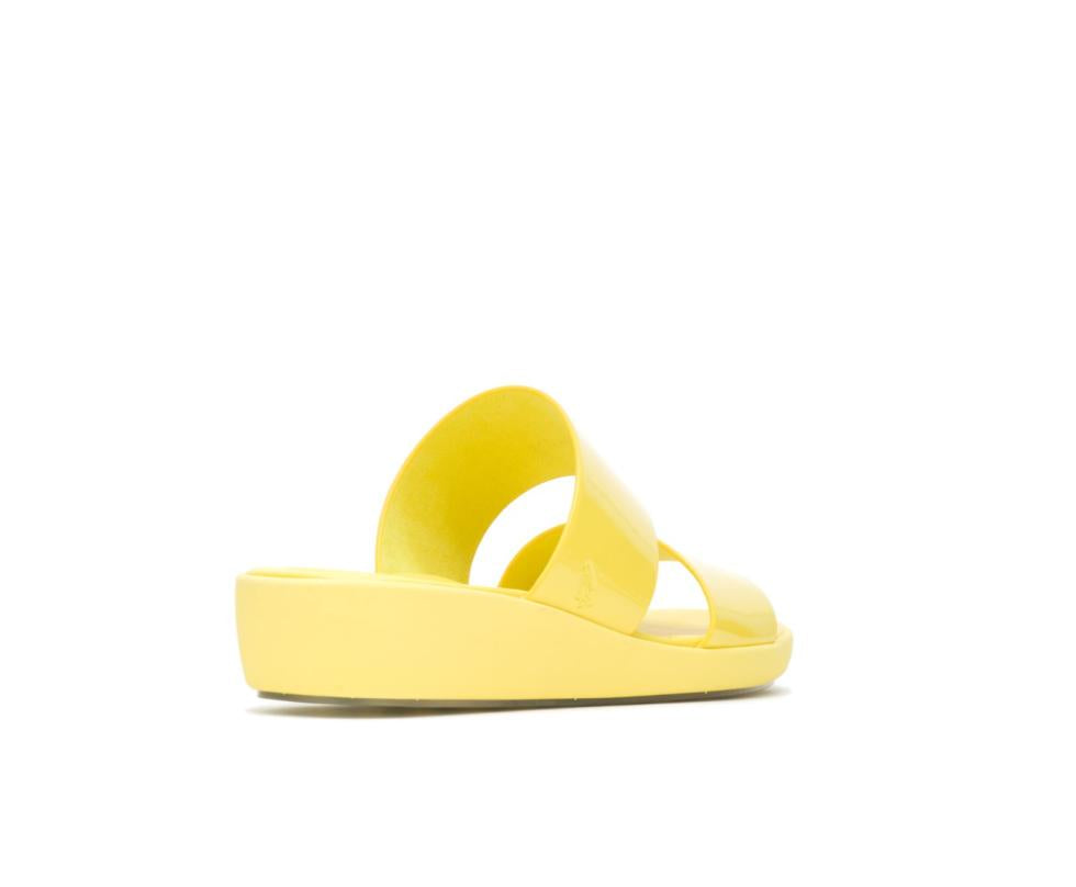 Hush Puppies Brite Jells Slide Sun Yellow | Women Sandals