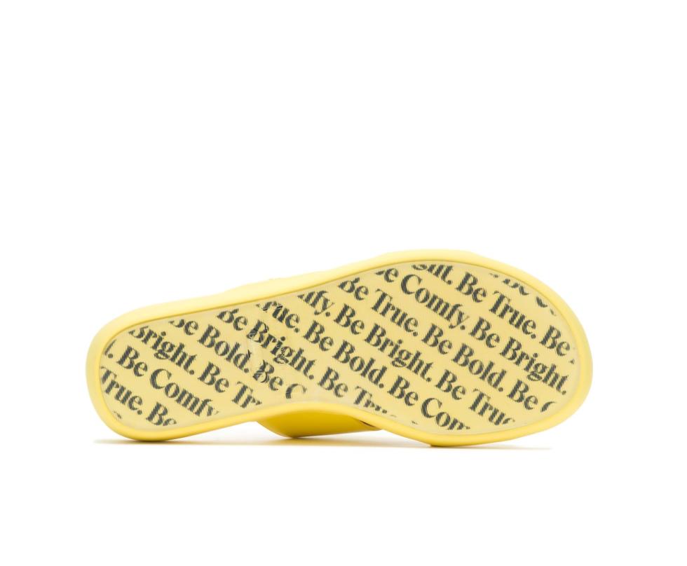 Hush Puppies Brite Jells Slide Sun Yellow | Women Sandals