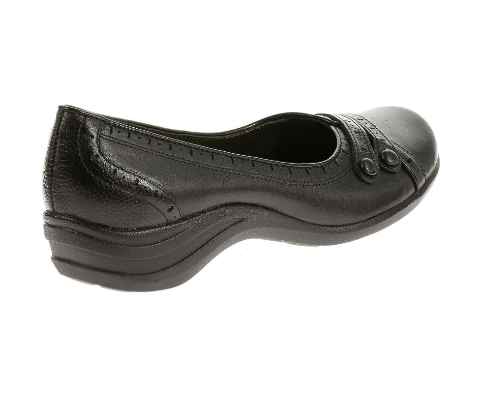 Hush Puppies Burlesque Black Leather | Women Walking Shoes