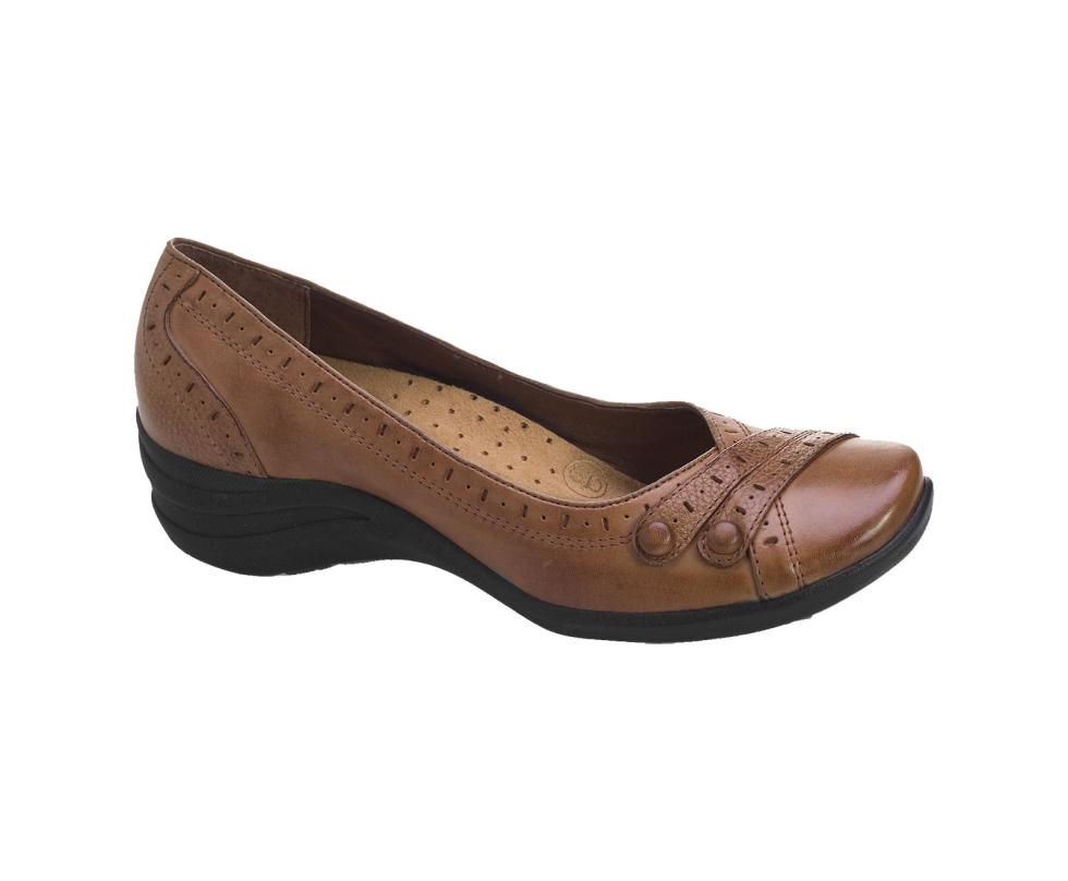 Hush Puppies Burlesque Tan Leather | Women Walking Shoes