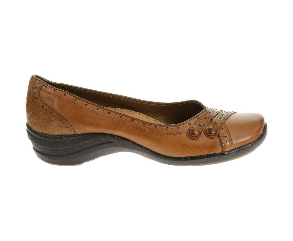 Hush Puppies Burlesque Tan Leather | Women Walking Shoes
