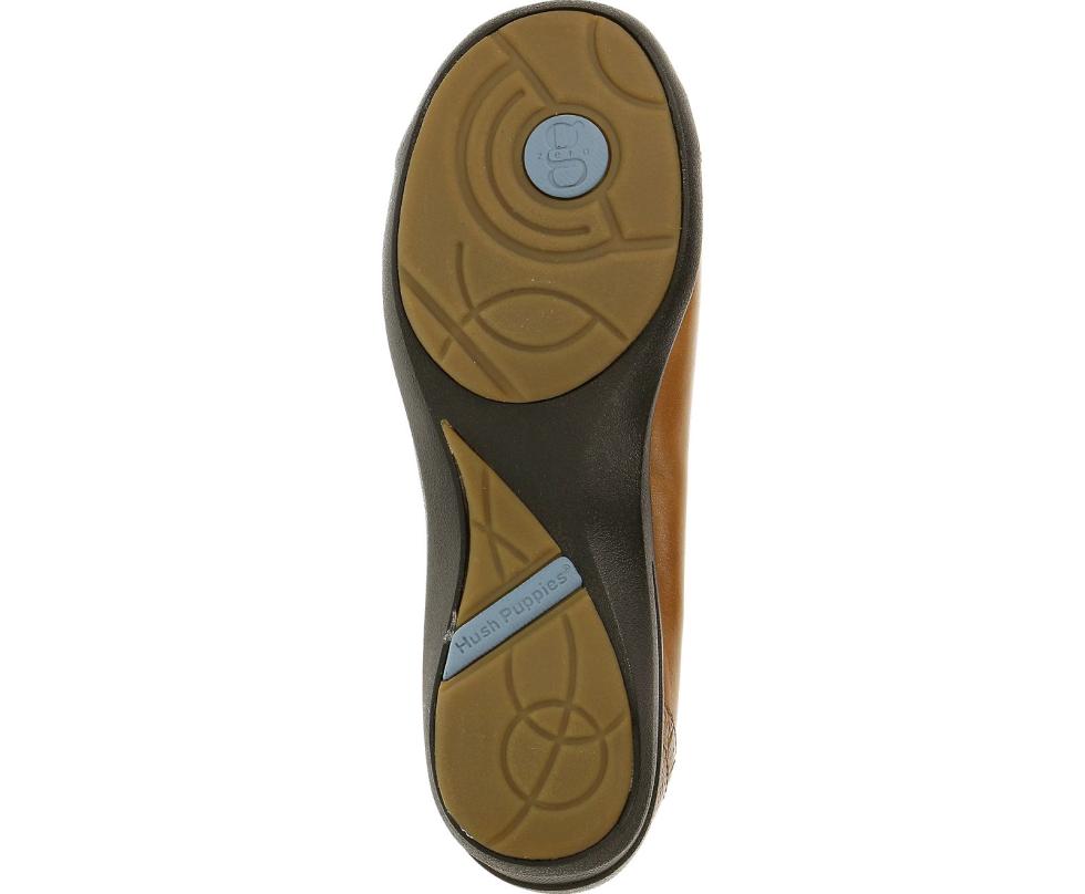 Hush Puppies Burlesque Tan Leather | Women Walking Shoes