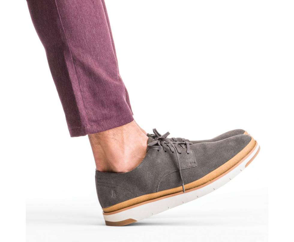 Hush Puppies Caleb Pt Oxford Navy Suede | Men Oxfords