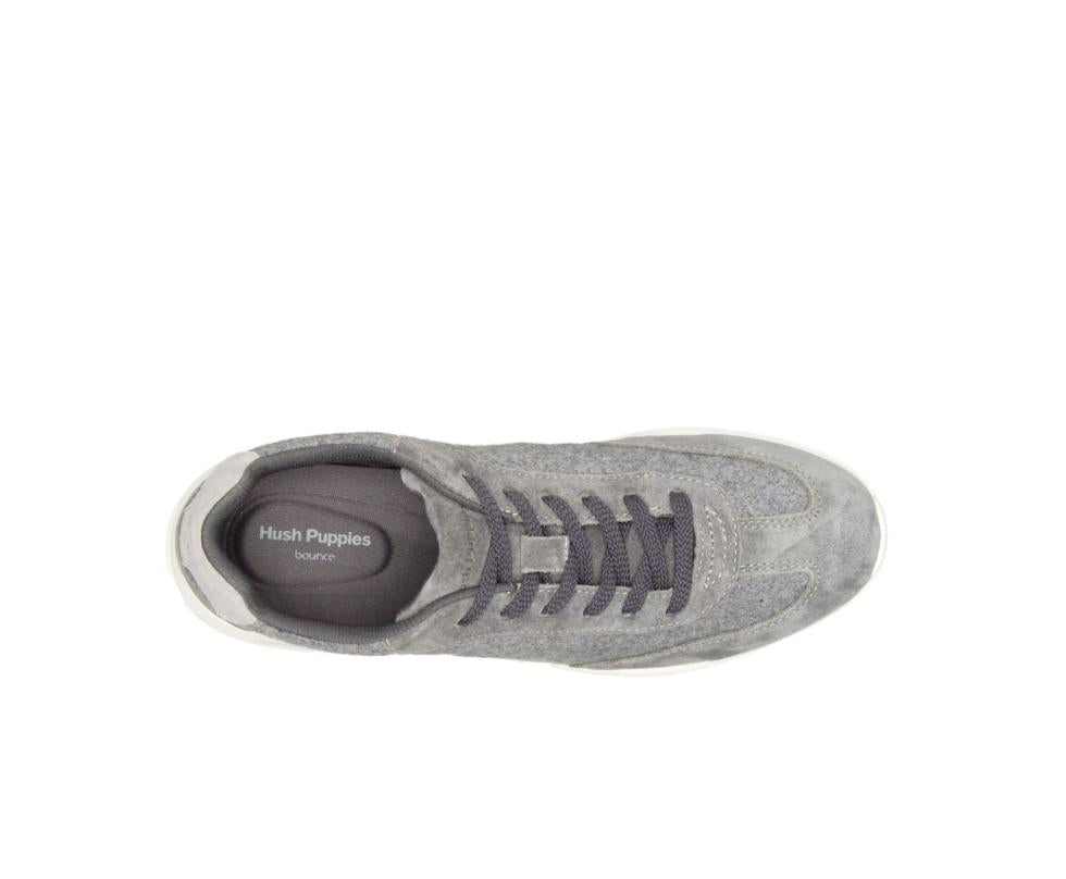 Hush Puppies Cassidy Sneaker Dark Grey Suedewool | Women Sneakers