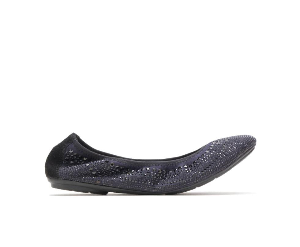 Hush Puppies Chaste Ballet Black Stud | Women Flats &amp; Slip-Ons