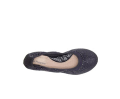 Hush Puppies Chaste Ballet Black Stud | Women Flats &amp; Slip-Ons