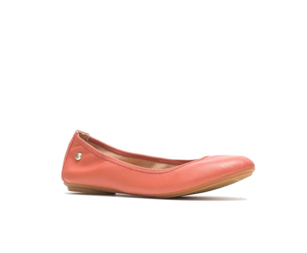 Hush Puppies Chaste Ballet Ginger Spice Leather | Women Flats &amp; Slip-Ons