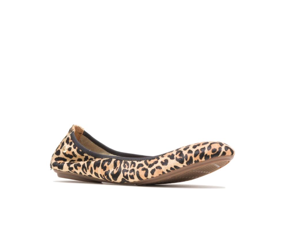 Hush Puppies Chaste Ballet Leopard Calf Hair | Women Flats &amp; Slip-Ons