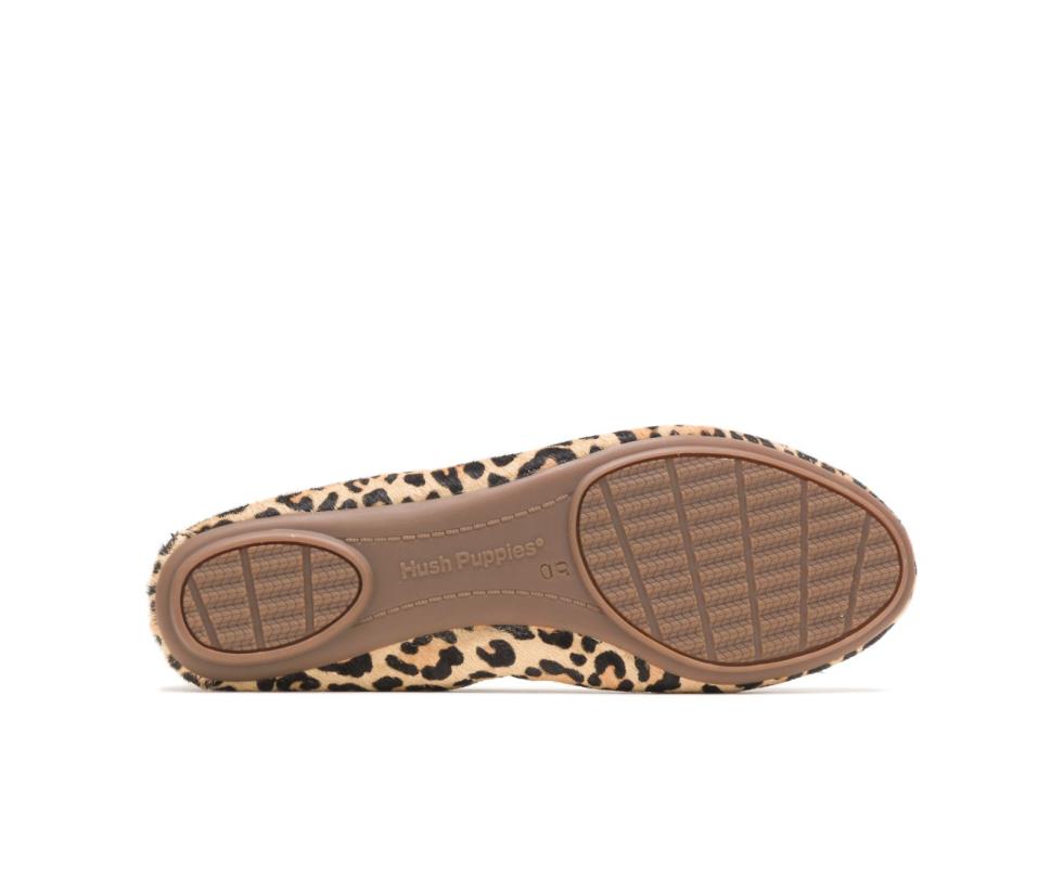 Hush Puppies Chaste Ballet Leopard Calf Hair | Women Flats &amp; Slip-Ons
